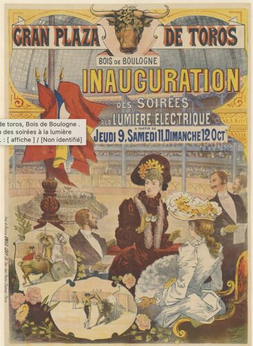 Affiche Bois Boulogne Toros