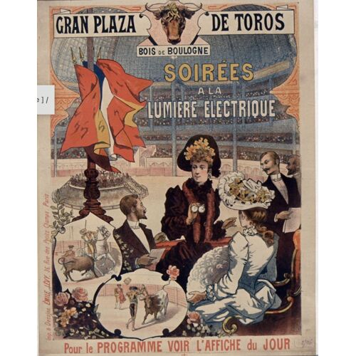 Affiche Bois Boulogne Toros