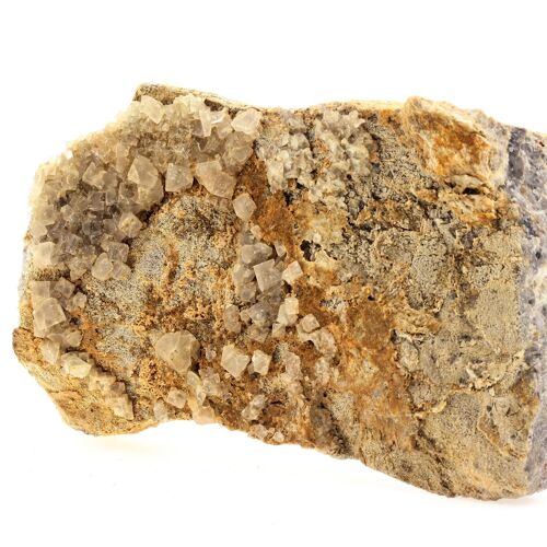 Fluorite + Calcite. 3165.2 Ct. La Maurienne, Savoie, France. Rare