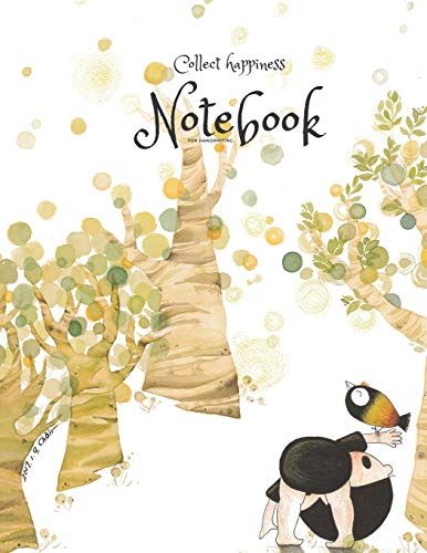 Collect Happiness Notebook For Handwriting ( Volume 12)(8.5*11) (100 Pages): Collect Happiness And Make The World A Better Place.