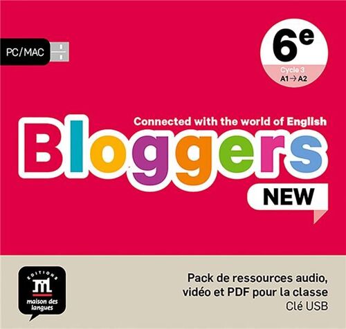 Bloggers New 6e - Pack De Ressource Audio, Vidéo Et Pdf Pour La Classe