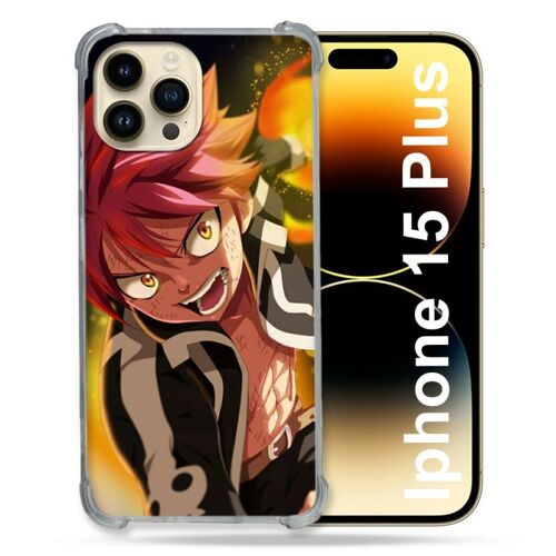 Coque Renforcée Pour Iphone 15 Plus (6.7) Manga Fairy Tail Natsu