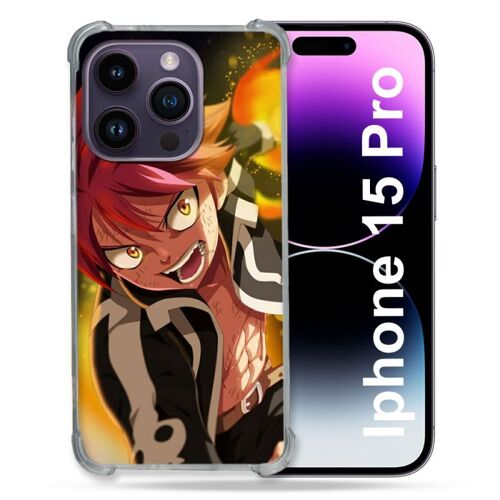 Coque Compatible Magsafe Pour Iphone 15 Pro (6.1) Manga Fairy Tail Natsu