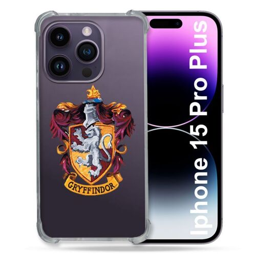 Coque Renforcée Transparente Pour Iphone 15 Pro Plus (6.7) Harry Potter Griffindor