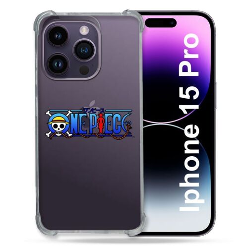 Coque Renforcée Transparente Pour Iphone 15 Pro (6.1) One Piece Logo