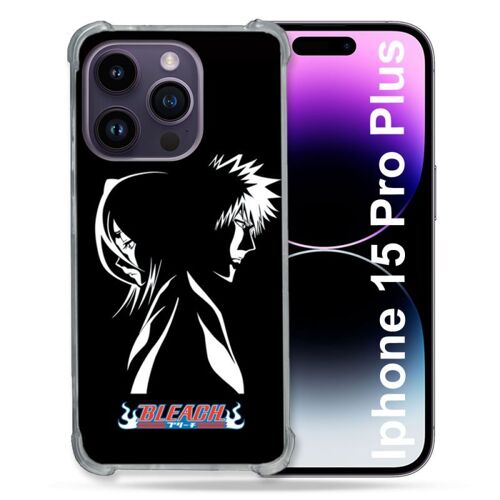 Coque Compatible Magsafe Pour Iphone 15 Pro Plus (6.7) Manga Bleach Duo