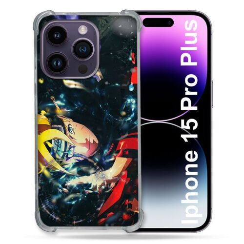 Coque Compatible Magsafe Pour Iphone 15 Pro Plus (6.7) Manga Boruto Eclair