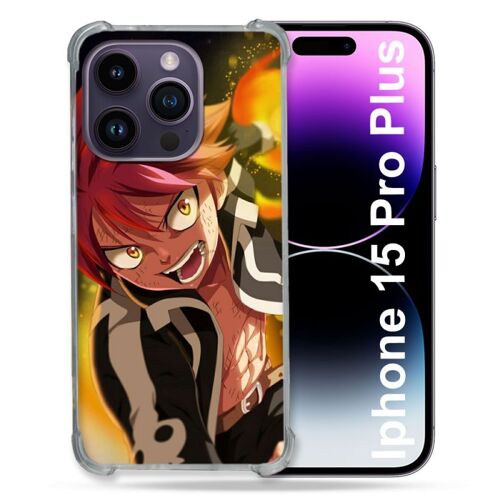 Coque Compatible Magsafe Pour Iphone 15 Pro Plus (6.7) Manga Fairy Tail Natsu