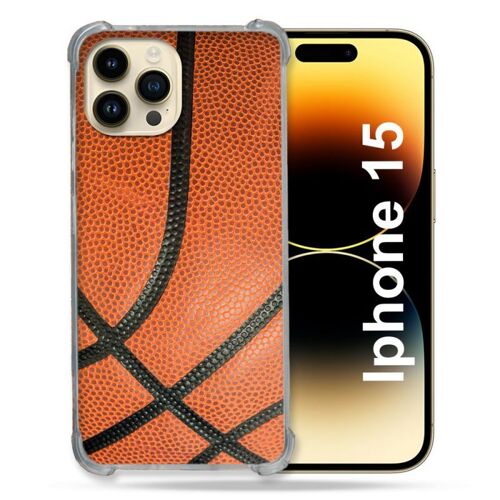 Coque Compatible Magsafe Pour Iphone 15 (6.1) Sport Ballon Basket