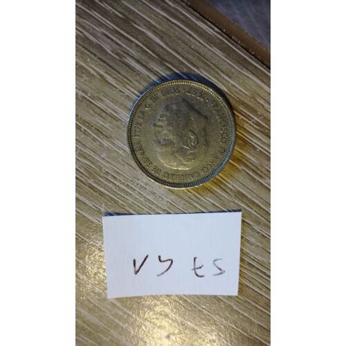 5 Pesetas Espagne 1957 , G1 En L Etat Sur Les Photos