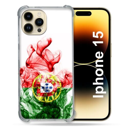 Coque Compatible Magsafe Pour Iphone 15 (6.1) Voyage Portugal Flamme