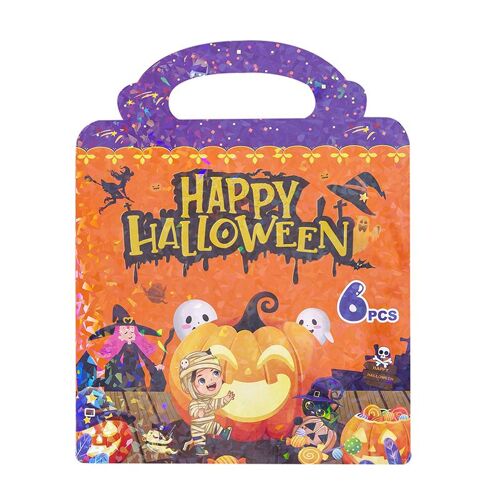Livre D'autocollants D'halloween Pour Enfants,Garçon Fille Halloween Party Cadeaux,Stickers De Thème D'halloween De Bricolage(B)