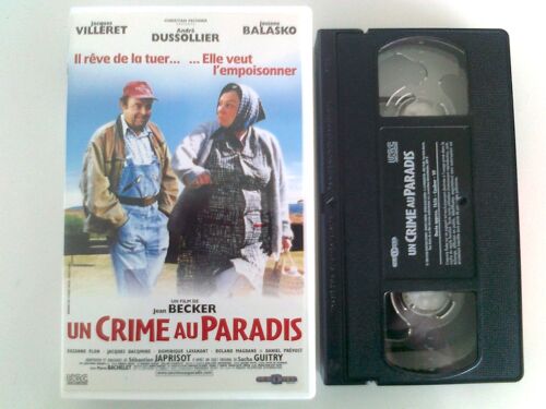 Cassette Vidéo Vhs - Un Crime Au Paradis - Jacques Villeret