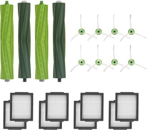 Pièces de Rechange Filtres et Brosse pour iRobot Roomba 980 960 900 890 880 870 860 800 série Aspirateur, Kit d'accessoires de Remplacement