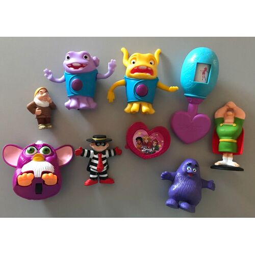 Lot De 9 Figurines Divers Mac Donald