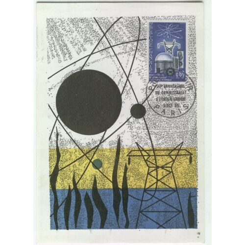 Carte Philatélique 1° Jour, "Comissariat À L'énergie Atomique" 1965