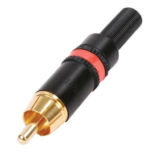 Neutrik Connecteur RCA Male Métal Noir NE1031015