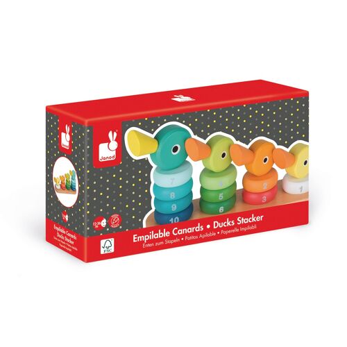 Jouets D'eveil Empilable Duck Family (Bois)