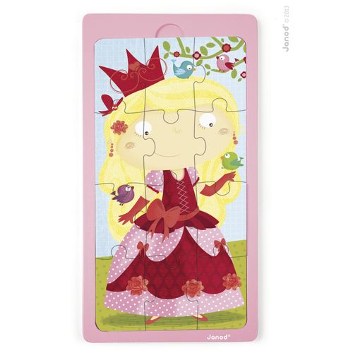 Janod Puzzle Bois Princesse Jessica 12 Pcs