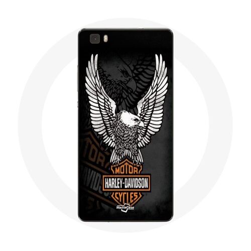 Coque Pour Huawei P8 Harley Davidson Aigle Logo