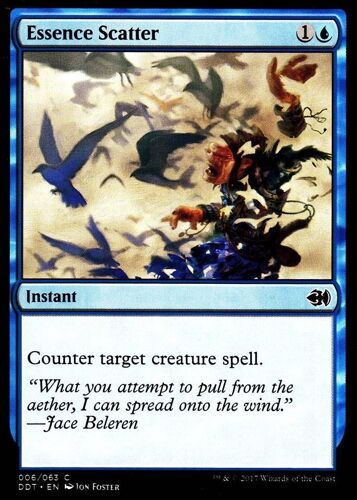 Essence Scatter (Dispersion D'Essence) - Mtg - Merfolk Vs Goblins Vo - C