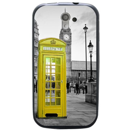 Coque Souple Pour Sfr Startrail 4 Avec Impression Motifs Cabine Téléphonique U