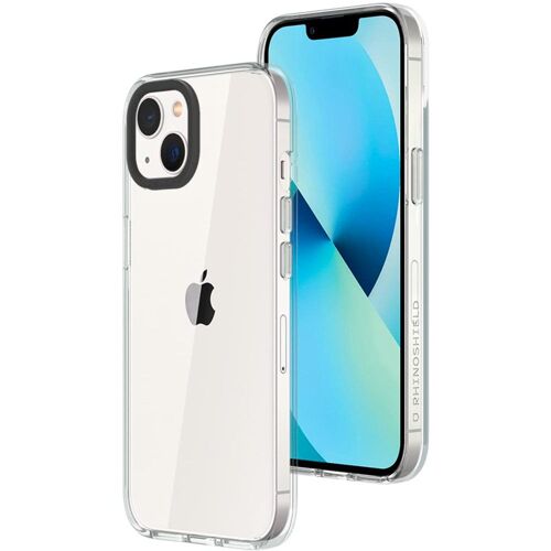 Coque RhinoShield Crystal-Clear iPhone 13 contour caméra noir