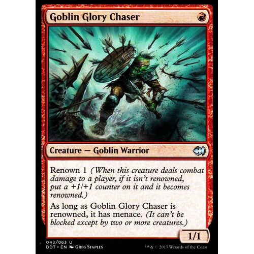 Goblin Glory Chaser (Gobelin Chasse- Gloire) Mtg - Merfolk Vs Goblins Vo - U