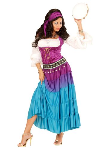 Déguisement Bohémienne Femme Multicolore Xl