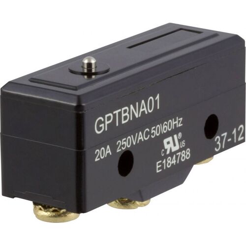 ZF Friedrichshafen ZF GPTBNA01 Microrupteur GPTBNA01 250 V/AC 20 A 1 x marche/(marche) à impulsion 1 pc., Bouton + interrupteur