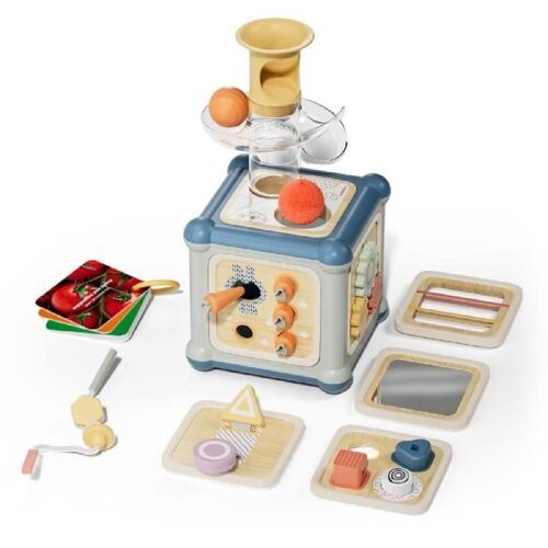 Ma¿tre Motoriste 10-en-1 - TOP BRIGHT - Cube Multifonction - Motricit¿ Fine - Faces Interchangeables