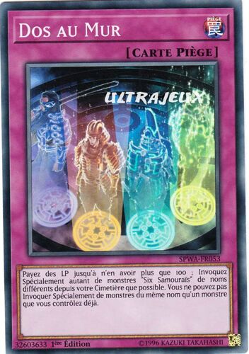 Yu-Gi-Oh! - Spwa-Fr053 - Dos Au Mur - Super Rare