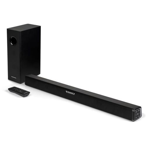 THOMSON SB350BTS - BARRE DE SON 2.1 - 300W - BLUETOOTH 5.0 - CAISSON DE BASSE FILAIRE - INDICATEURS LUMINEUX