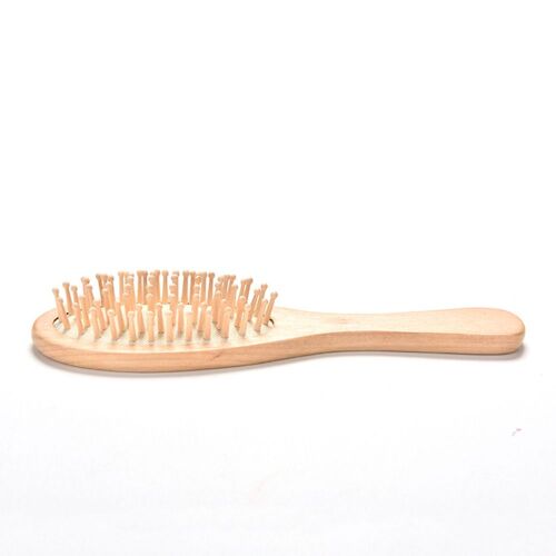 Brosse De Massage Spa En Bois Bambou, Soins Des Cheveux Et Beauté, 1 Pièce, Brosse D'évent Pour Cheveux, Qualité Supérieure 