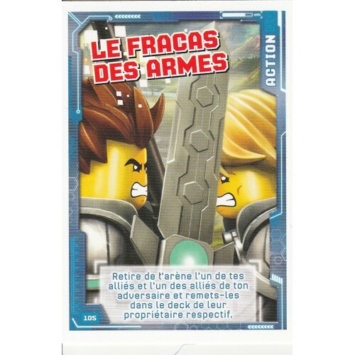 N°105 - Carte Lego Nexo Knights - Le Fracas Des Armes