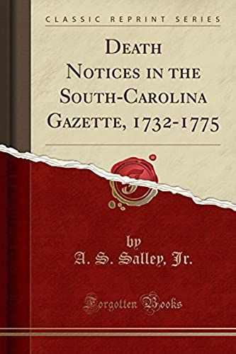 Death Notices In The South-Car