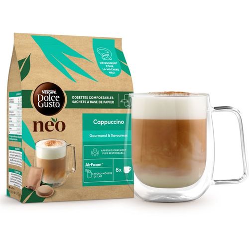 Café Et Thé Neo Par Dolce Gusto Neo By Nescafe Dolce Gusto Cappuccino X6