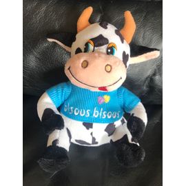 Doudou Peluche Vache Bisous Bisous Gifi Diffusion 15cm