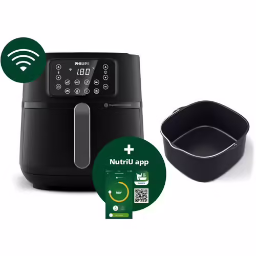 Friteuse connectée Philips Airfryer Série 5000 XXL (HD9285/93) 7.2 litres 2000 Watt