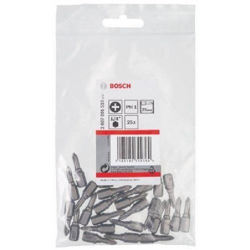 BOSCH Embout cruciforme PH 1 - Lot de 5