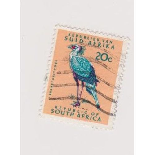 Timbre Afrique Du Sud Oiseaux Oiseau Animaux 20c