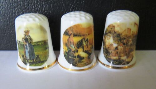 Lot De 6 Dé Tableau Peintre Nature Morte Paysage Naif -