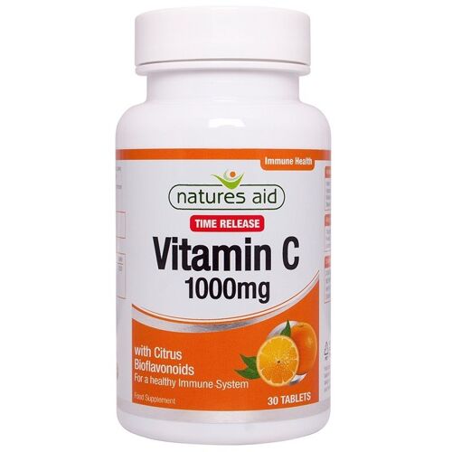 Natures Aid Vitamin C 1000mg (Bioflavonoïdes Citrus) 30 Comprimés