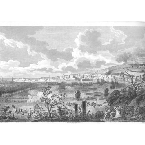 Rare Gravure Carle Vernet Campagne D'italie Prise De Naples Napoli 21 Janvier 1799 Napoleon Bonaparte 1840