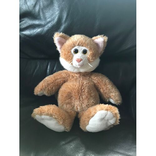 Doudou Peluche Chat Roux 37cm