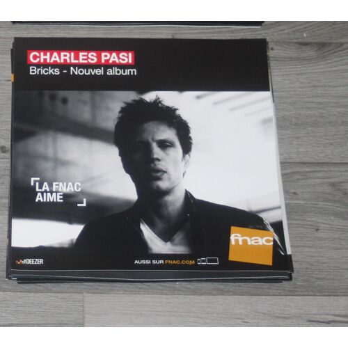Plv 30x30cm Souple Charles Pasi Bricks / Magasins Fnac 2017