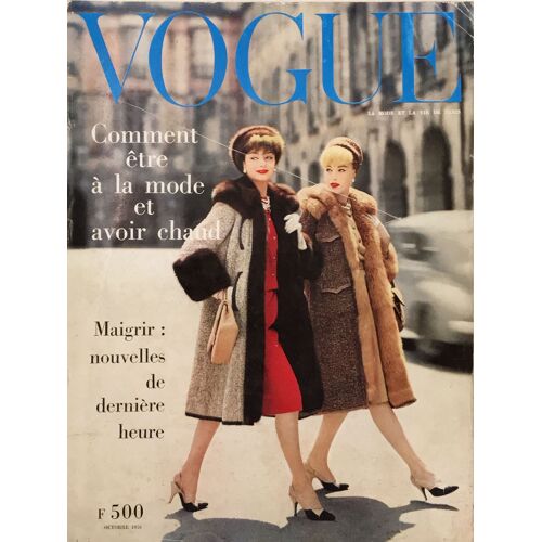 Vogue Octobre 1958 Photos H.Newton, W.Ronis, I.Penn, G.Bourdin,Rutledge-Mode En Dauphine