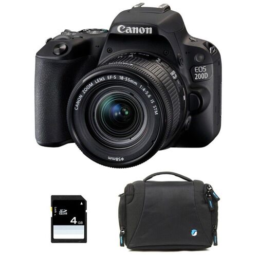CANON EOS 200D + 18-55 IS STM GARANTI 3 ans + Sac + SD 4Go
