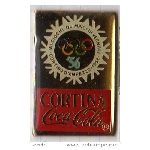 Pin's Coca Cola J.O. Cortina 1956