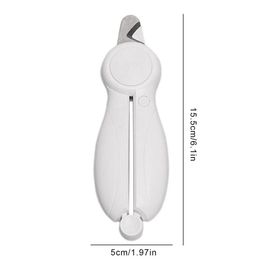 Coupe-Ongles Pour Animaux De Compagnie Avec Lumière Led, Rasoir Pour Chien, Chat Et Lapin, Produit De Toilettage Et De Lissage